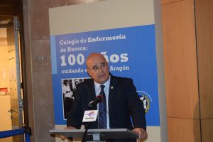 Juan Carlos Galindo durante su intervención en el acto de inauguración. I.C.
